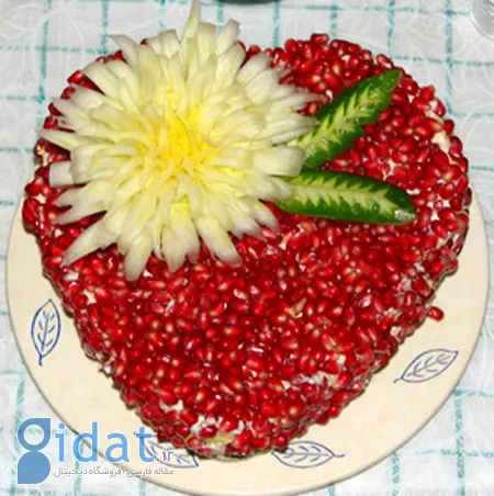 تزیین انار شب چله,نحوه تزیین انار شب چله