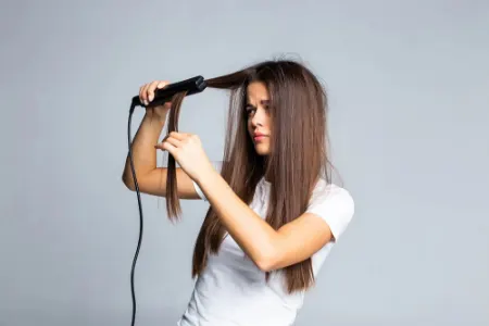 آسیب حرارتی مو