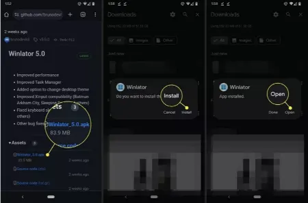 اجرای بازی PC روی اندروید, دانلود Winlator برای اندروید