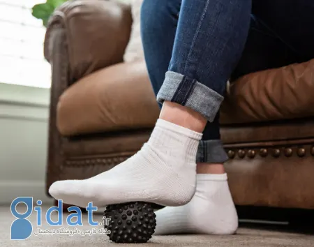ماساژ پا با توپ, درمان پلانتار فاسیتیس