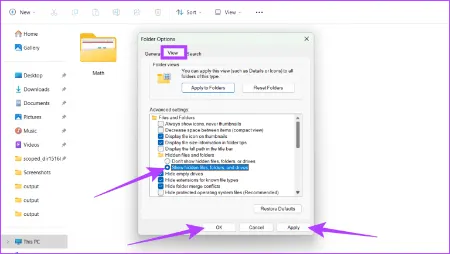 نمایش فایل‌های مخفی در ویندوز 11, آموزش نمایش فایل‌های پنهان در ویندوز 11