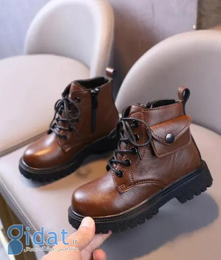 انواع بوت چرم پسرانه