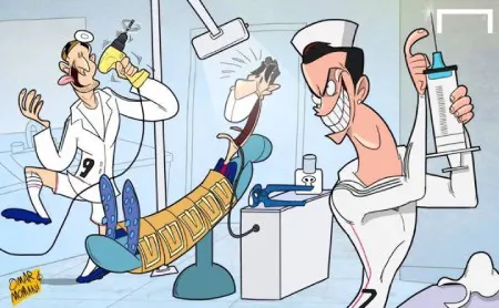 کاریکاتور دندان و دندانپزشکی