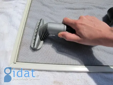 نحوه شستشوی توری پنجره, بهترین روش تمیز کردن توری در و پنجره