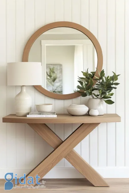 ایده هایی برای چیدمان میز کنسول