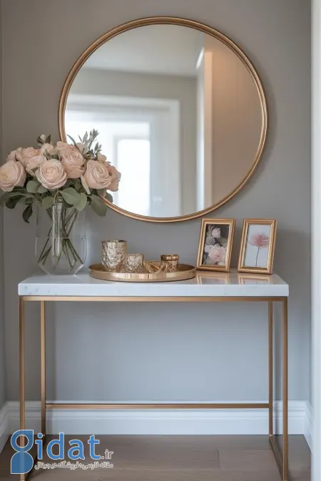 ایده برای تزیین میز کنسول