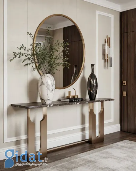 نکاتی برای تزیین میز کنسول
