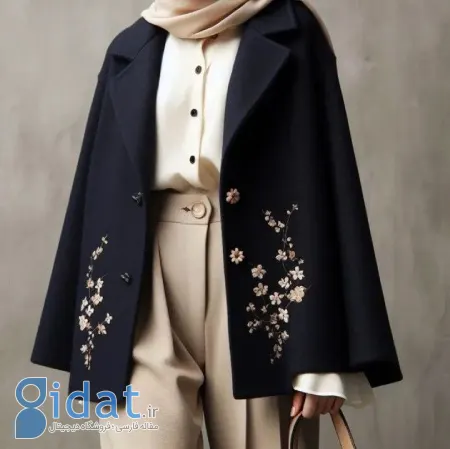ایده هایی برای گلدوزی کت و مانتو