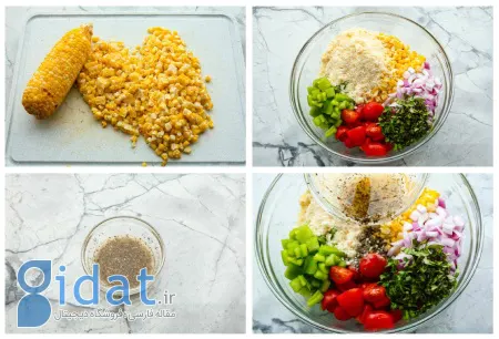 نکاتی برای تهیه سالاد ذرت ایتالیایی