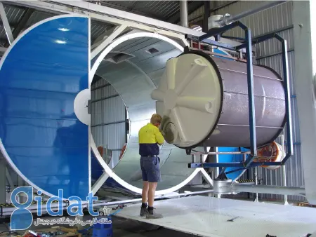 دستگاه روتاری مولدینگ, ساخت مخزن پلی اتیلن