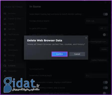 رفع ارور 107 استیم, error code 111