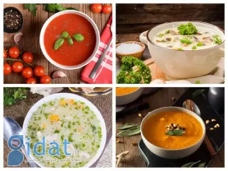 طرز پخت سوپ های مقوی برای سرماخوردگی و گلو درد