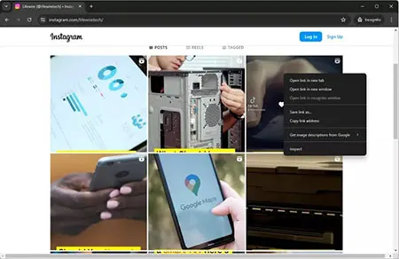 مشاهده اینستاگرام بدون حساب, مشاهده پروفایل اینستاگرام بدون ثبت‌نام