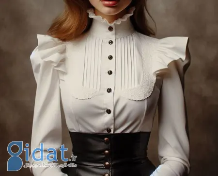 شومیزهای دخترانه یقه 3 سانت