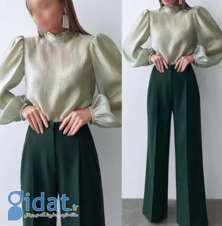 جدیدترین مدل شومیز زنانه یقه ۳ سانت