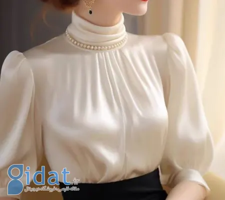 مدل شومیزهای زنانه یقه ۳ سانت