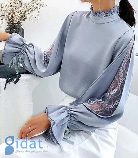 نمونه هایی از مدل شومیز زنانه یقه ۳ سانت