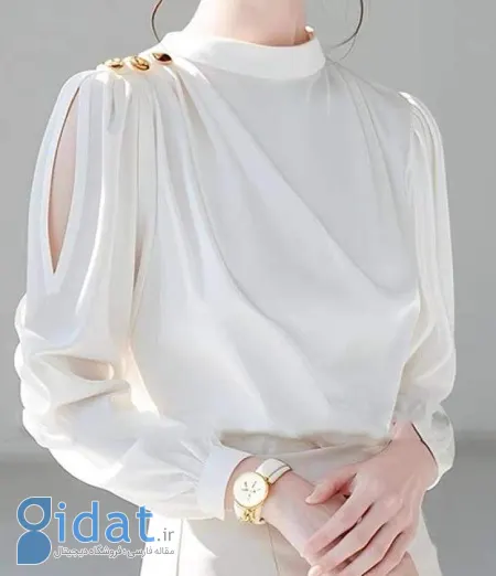 ویژگی های شومیز زنانه یقه ۳ سانت