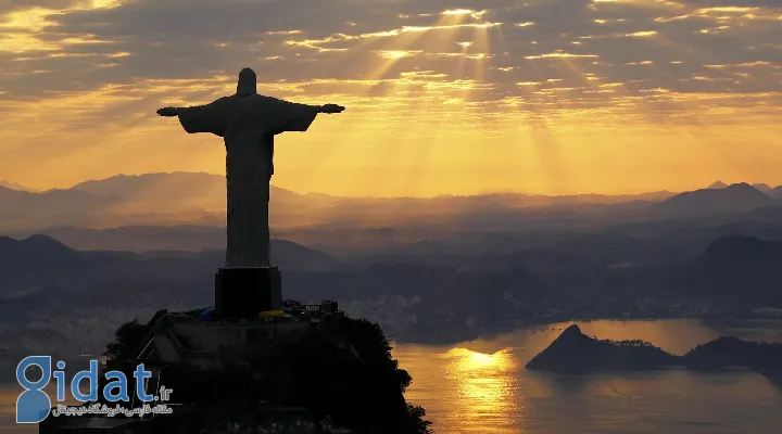 مجسمه مسیح برزیل یکی از عجایب هفتگانه جدید جهان