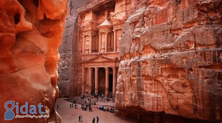 شهر پترا یکی از عجایب هفتگانه جدید جهان