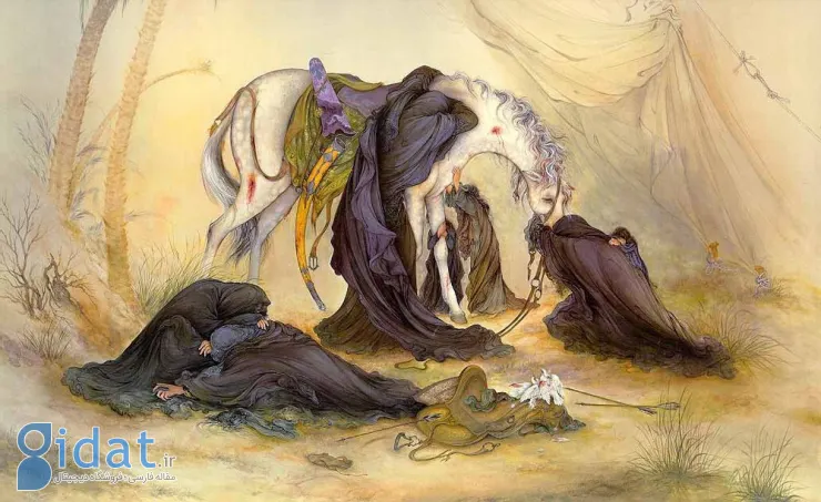 نقاشی عاشورا محمود فرشچیان