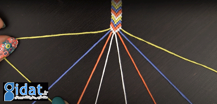 آموزش بافت دستبند دوستی - گره۱