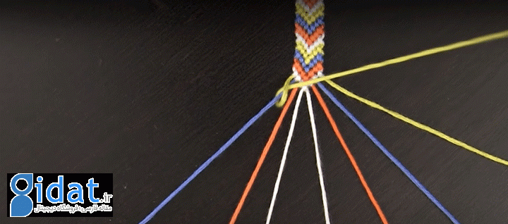 آموزش بافت دستبند دوستی - گره۳