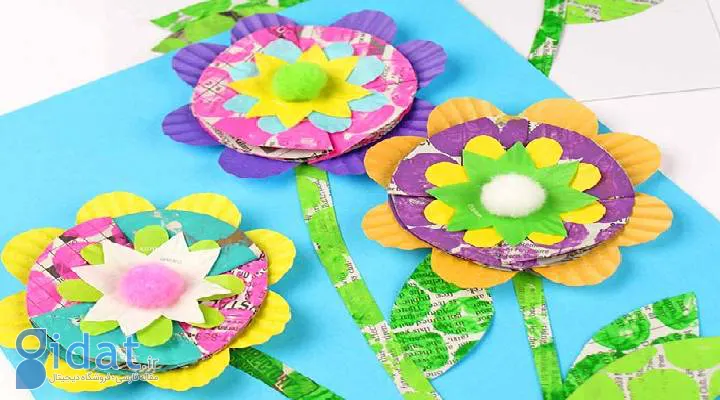 کاردستی با کاغذ باطله