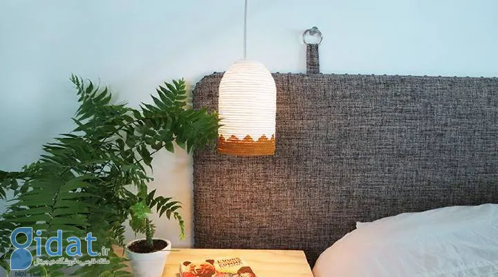 آباژوری از بطری پلاستیکی و نخ کنفی 