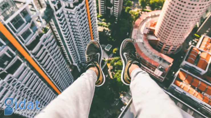 پاها در ارتفاع