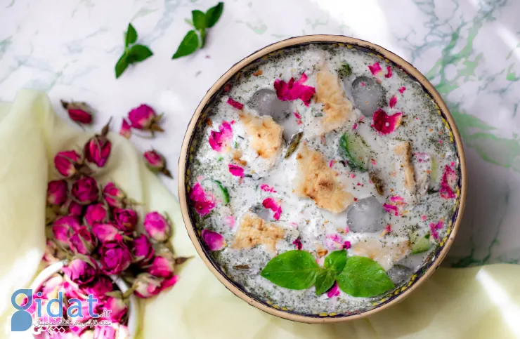 طرز تهیه آب ماست خیار خوشمزه و سنتی مخصوص تابستان