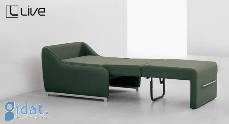 خلق یک فضای چند منظوره با مبل تخت خوابشو