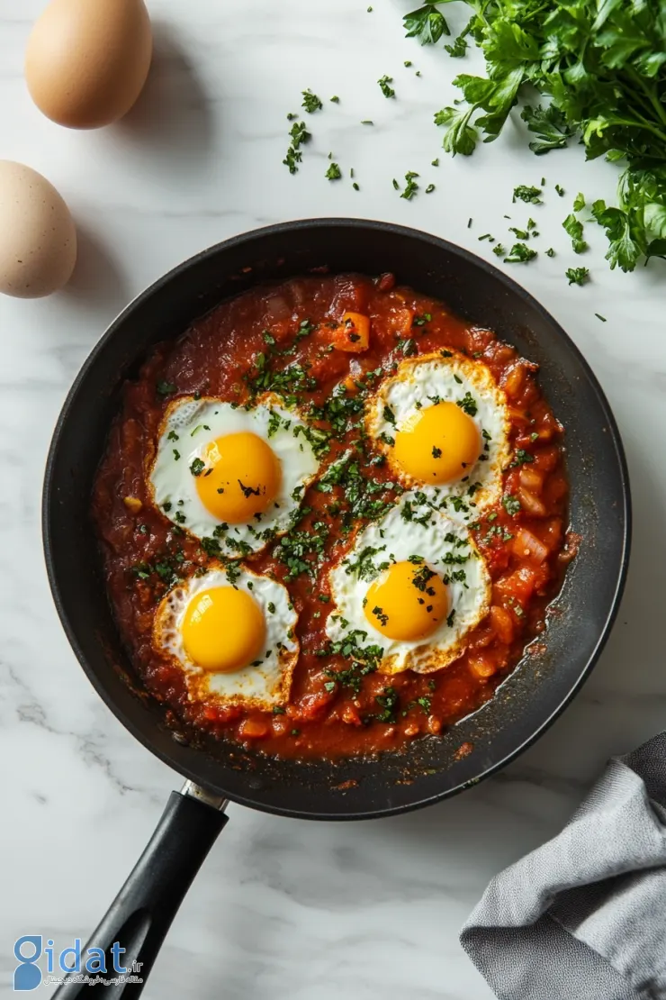 ۱۱ صبحانه آسان با تخم‌مرغ + طرز تهیه عکس