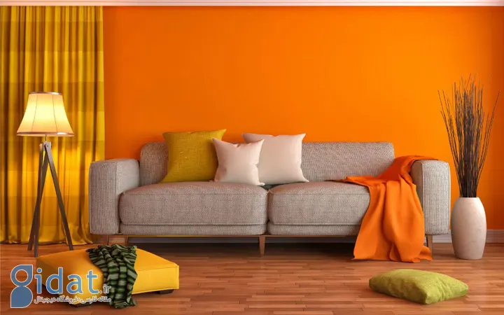 روانشناسی رنگ نارنجی در دکوراسیون داخلی