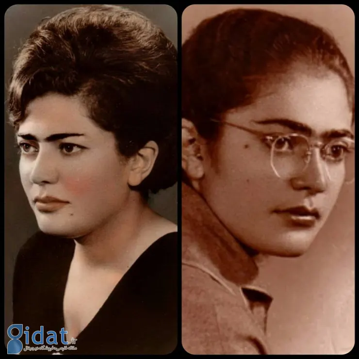 دو تصویر از طاهره کوزه گرانی