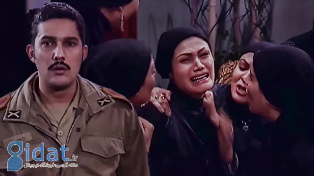 حامد بهداد در نمایی از سریال یک ‌مشت پر عقاب
