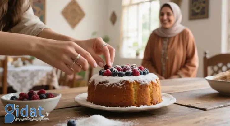 سورپرایز مادر با کیک