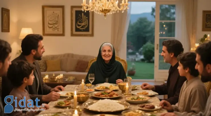 ایده شام خانگی با سورپرایز مادر