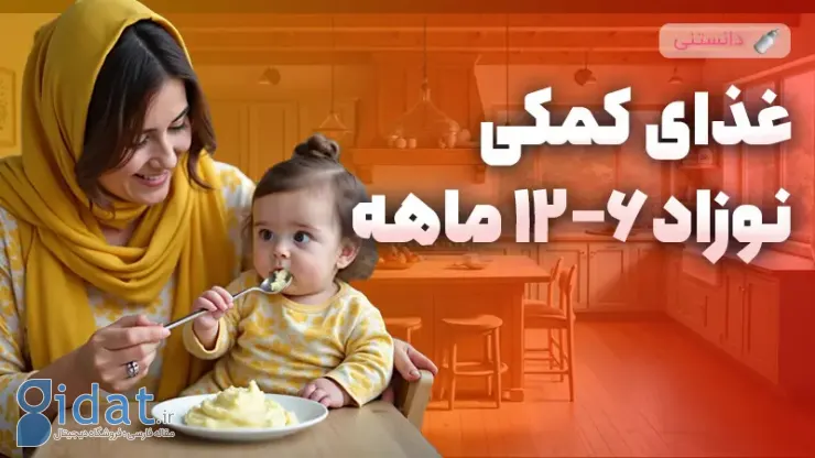 چگونه یک برنامه غذایی مناسب برای نوزادان 6 تا 12 ماهه تهیه کنیم؟