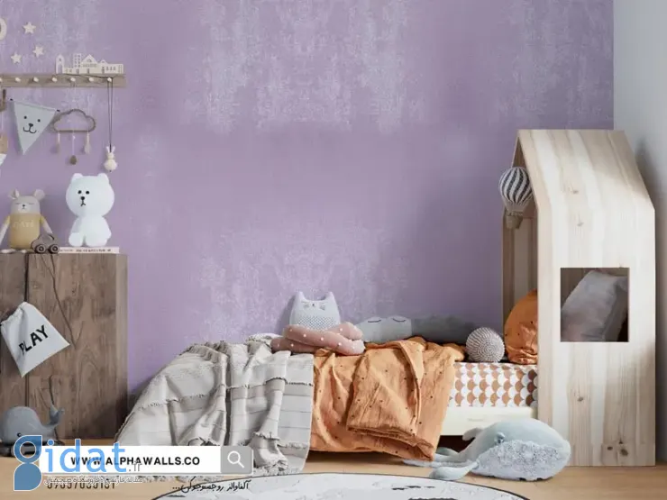 کاغذ دیواری بنفش