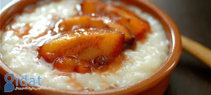 پودینگ برنج خانگی