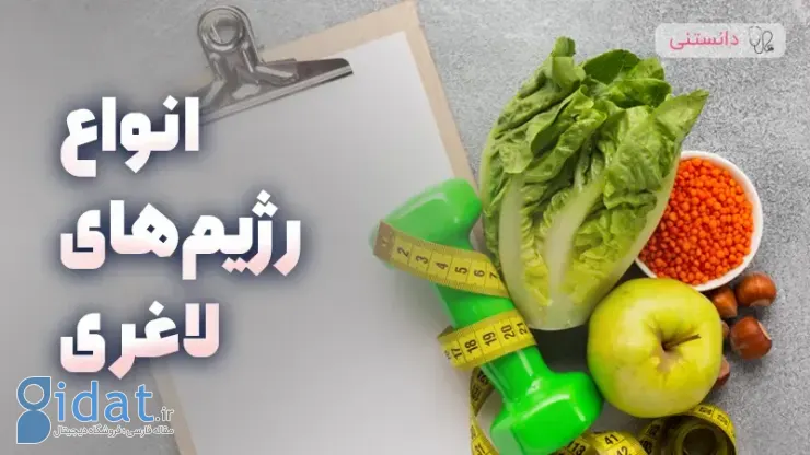 انواع رژیم های لاغری و مقایسه آنها