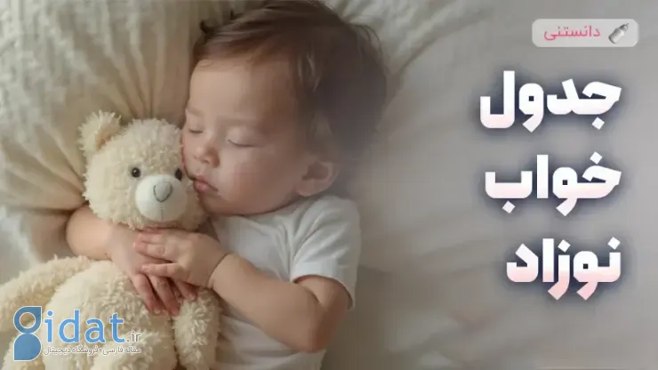 برنامه خواب کودک بر اساس ماه