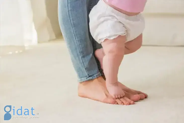 راه رفتن کودک تمرین
