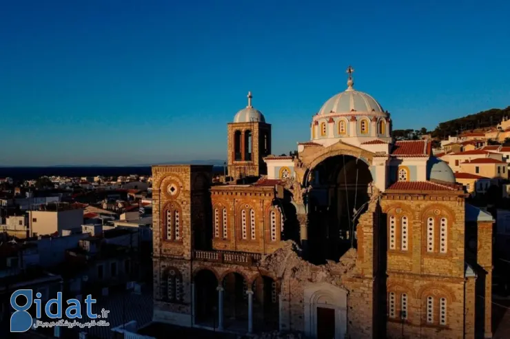 تخریب کلیسای ارتدکس یونانی کارلوواسی در جزیرهٔ ساموس