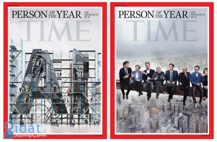 «معماران هوش مصنوعی» شخصیت سال مجله تایم برای سال ۲۰۲۵ شدند؛ از ایلان ماسک گرفته تا سم آلتمن