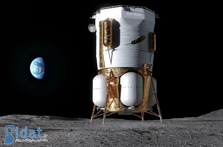 جف بزوس رسما از فرودگر ماه Blue Moon Mark 1 شرکت Blue Origin رونمایی کرد