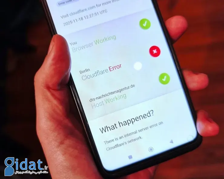 قطعی کلودفلر