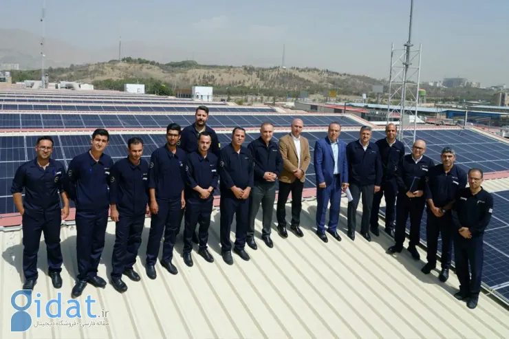 کروز بزرگ‌ترین نیروگاه خورشیدی سقفی تهران را افتتاح کرد