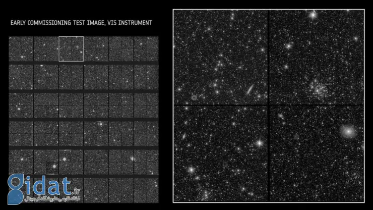 تلسکوپ فضایی اروپا برای رصد ماده تاریک، اولین تصاویر آزمایشی خود را منتشر کرد